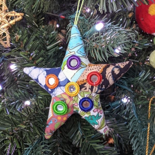 Patchwork Star Ornament