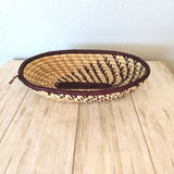 Handwoven Raffia Basket, oval
