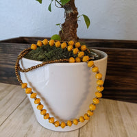 Matumaini paper bead necklace