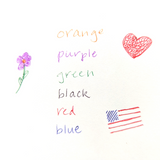 Multicolor Throwback Pens, set of 2