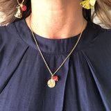 Kantha Pendant Necklace